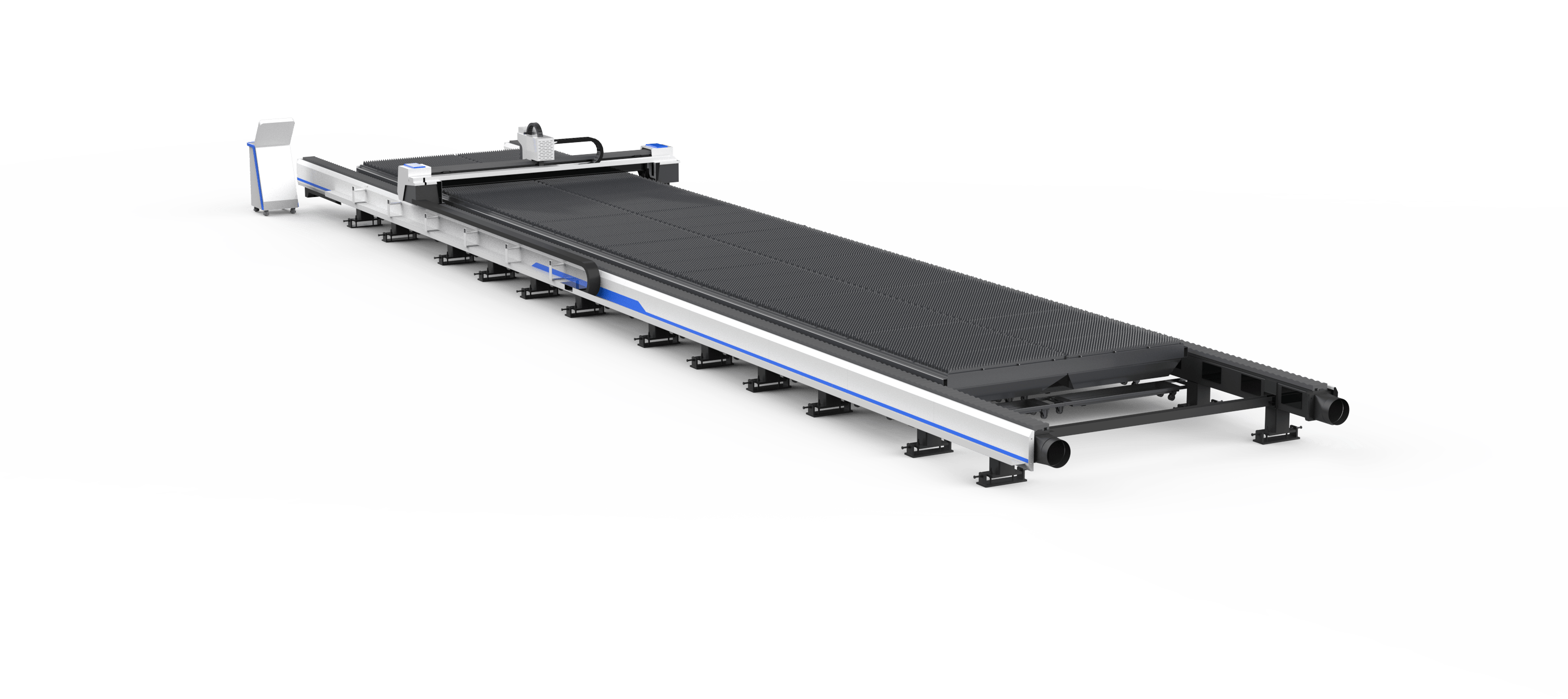 森峰24米大幅面激光切割机助力工程机械工业快速向前发展