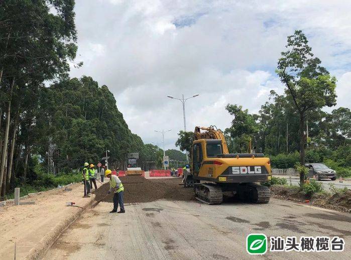 金鸿公路澄海城区段完成提升改造_道路_施工_工程