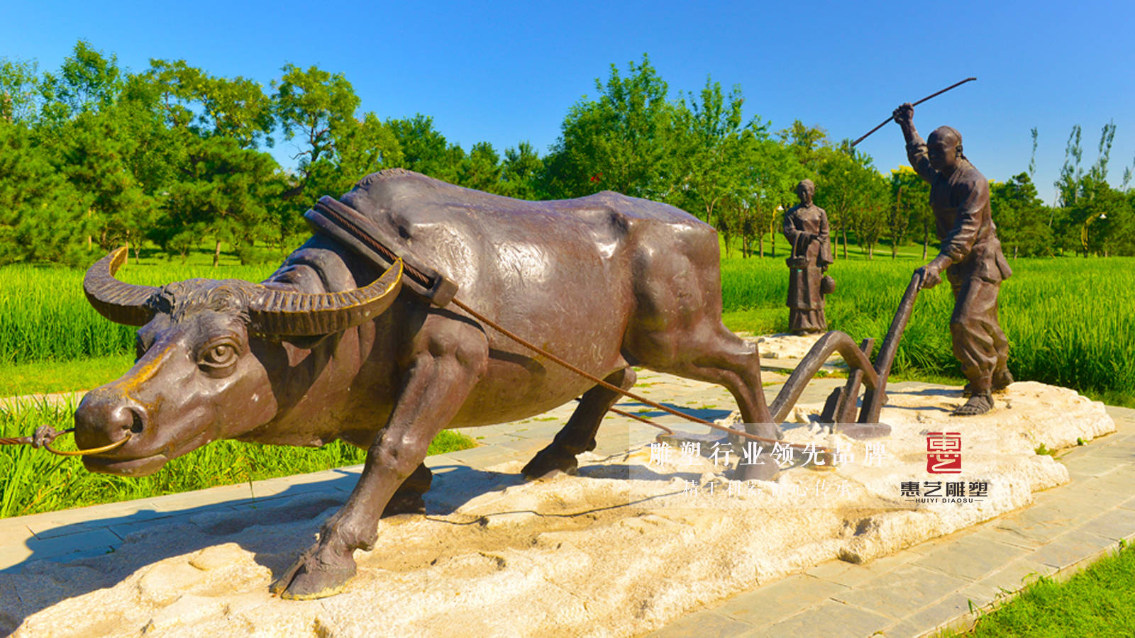 农耕文化雕塑——领略中华劳动的趣味,传承着乡村文化质朴情怀_文明