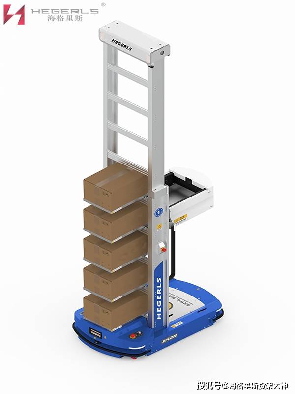 革新箱式仓储机器人交互方式纸箱拣选机器人hegerlsa42n