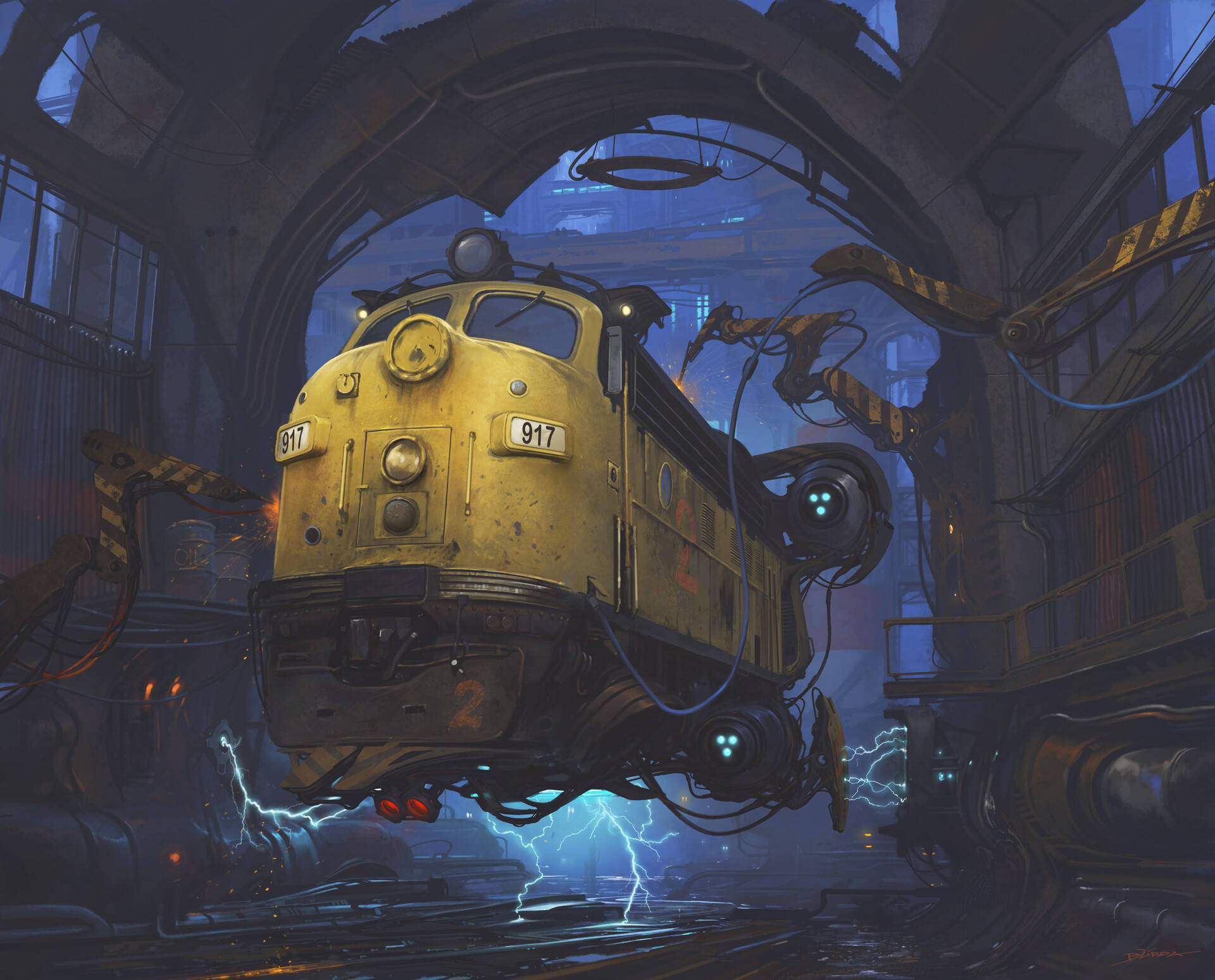 蒸汽时代元素和梦幻未来的配色用ps能碰撞出什么样的火花?