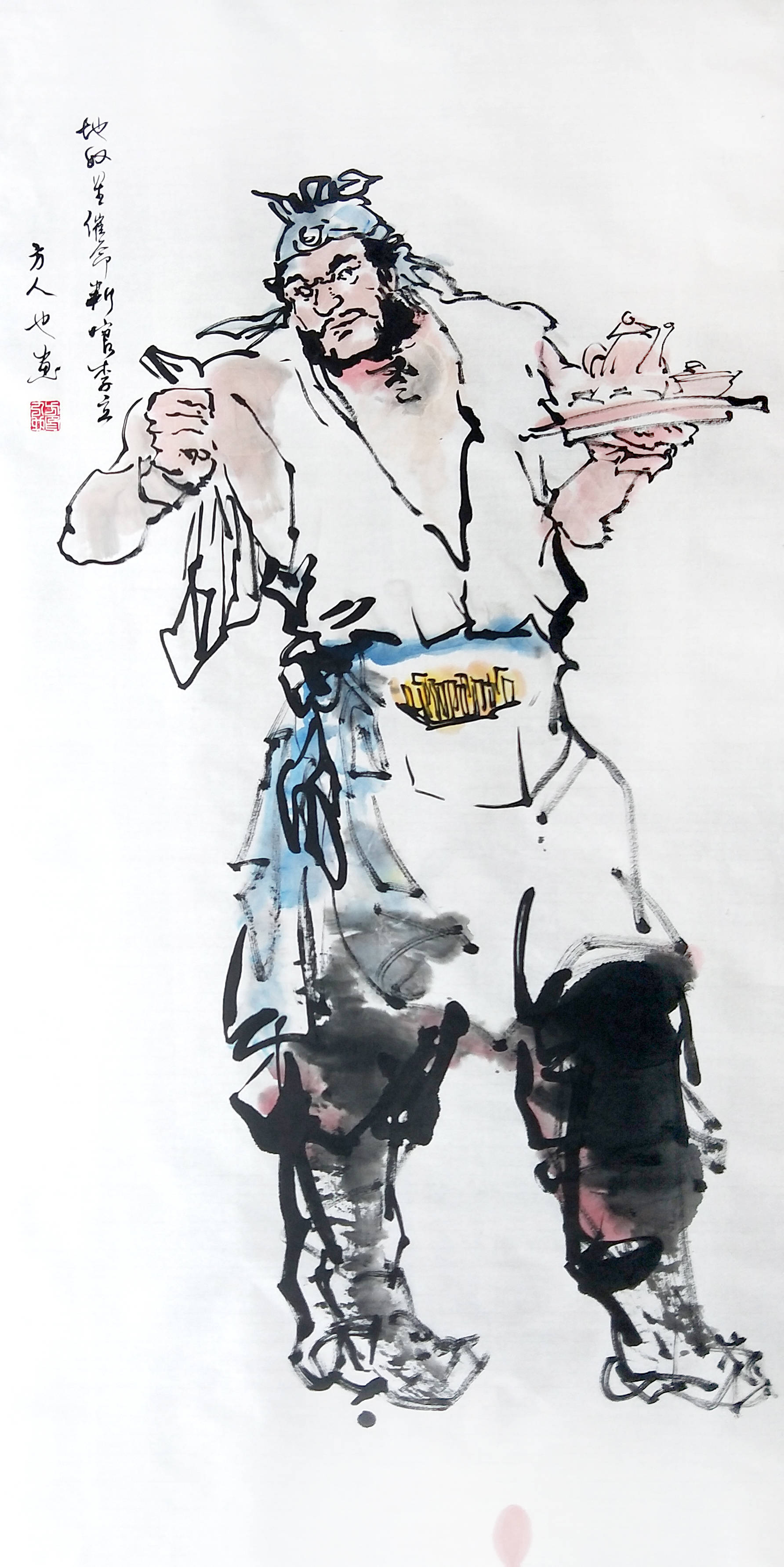 评论】浅谈方人也的水墨人物画_搜狐网
