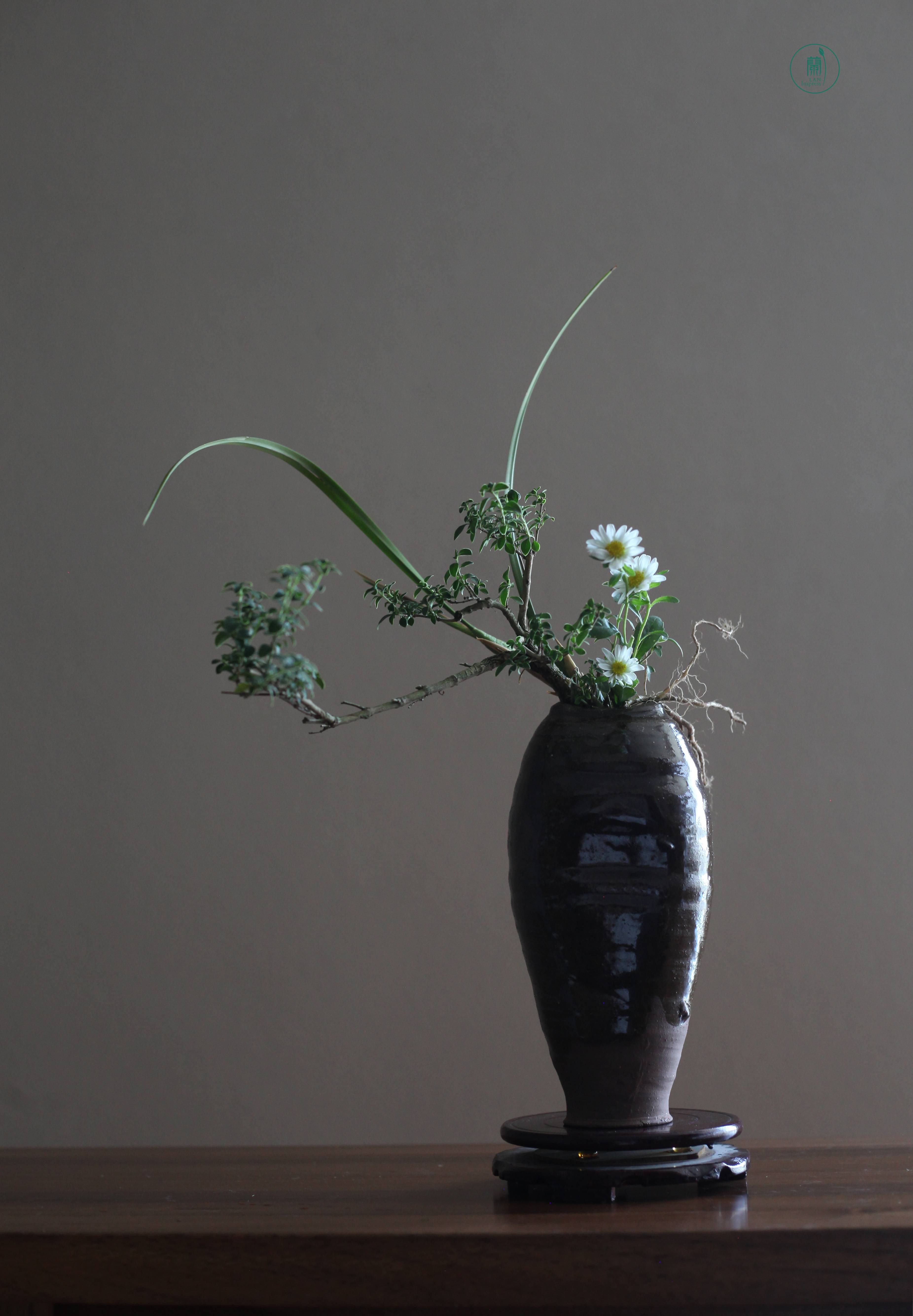 小原流花道美学|小景观大世界 细枝末节之美_自然_插花_咫尺
