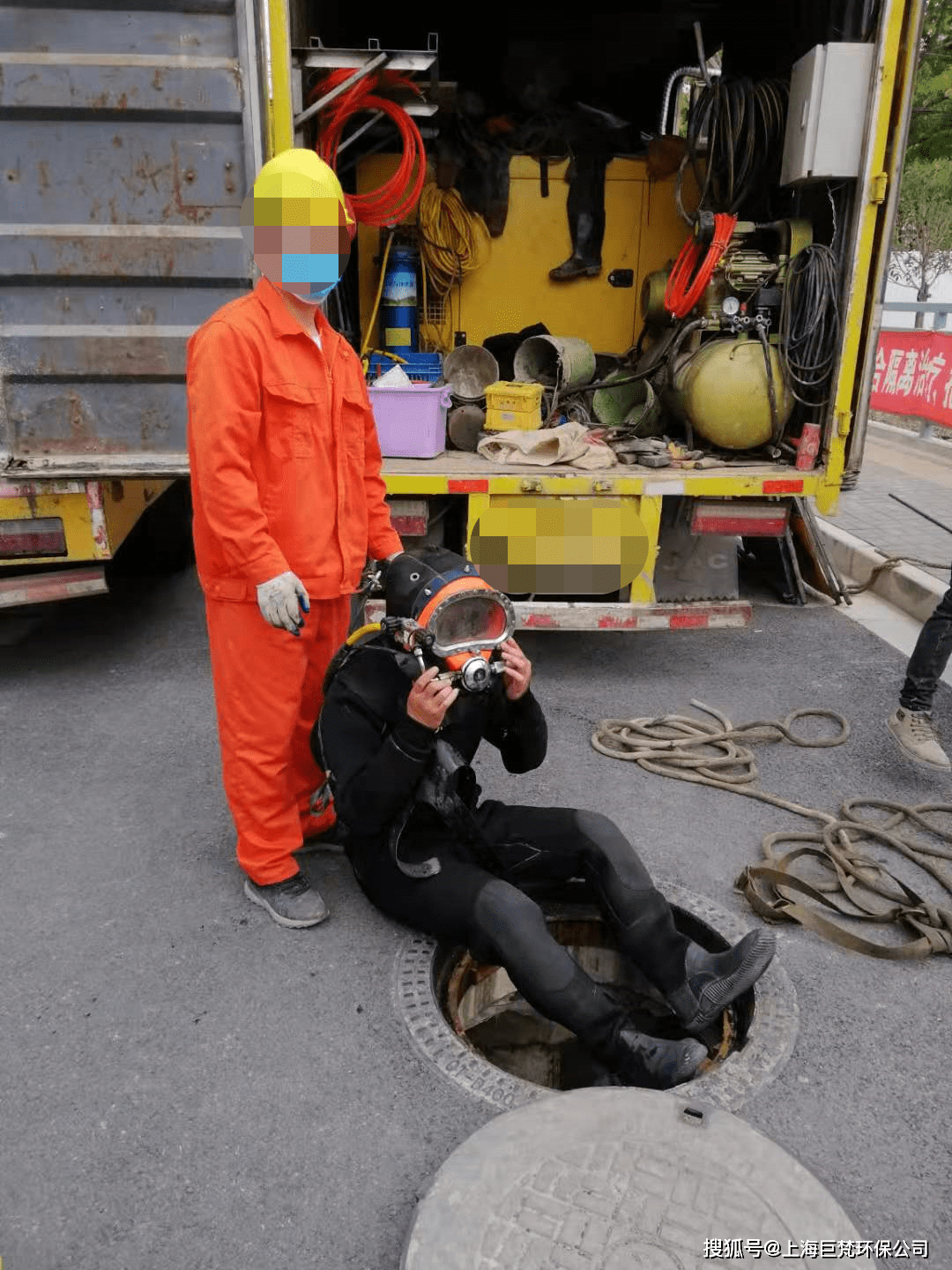 上海管道潜水封堵上海下水管网气囊封堵上海蛙人潜水封堵