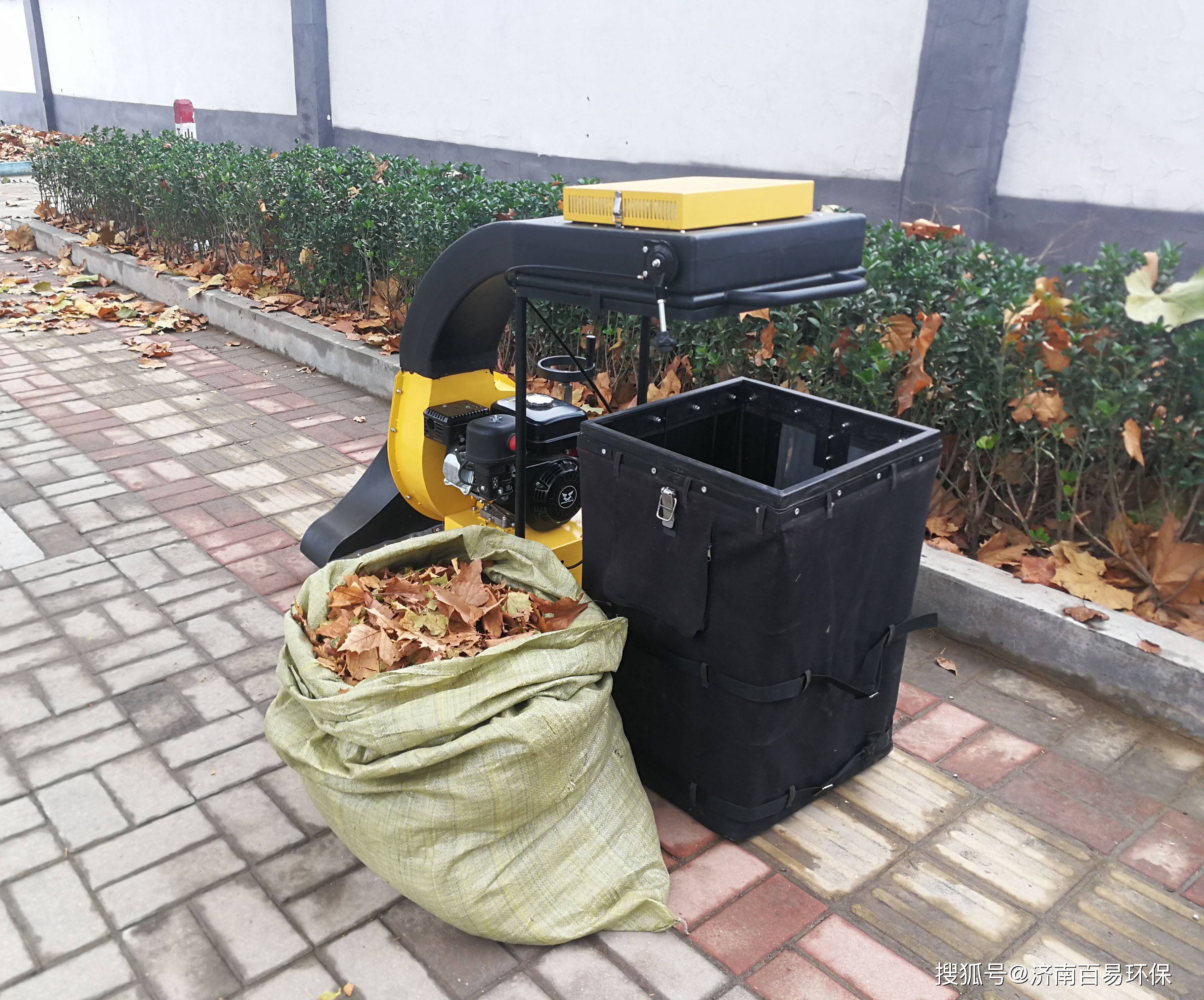 小型树叶收集器,灵活小巧汽油动力吸叶强劲_落叶_环卫_操作