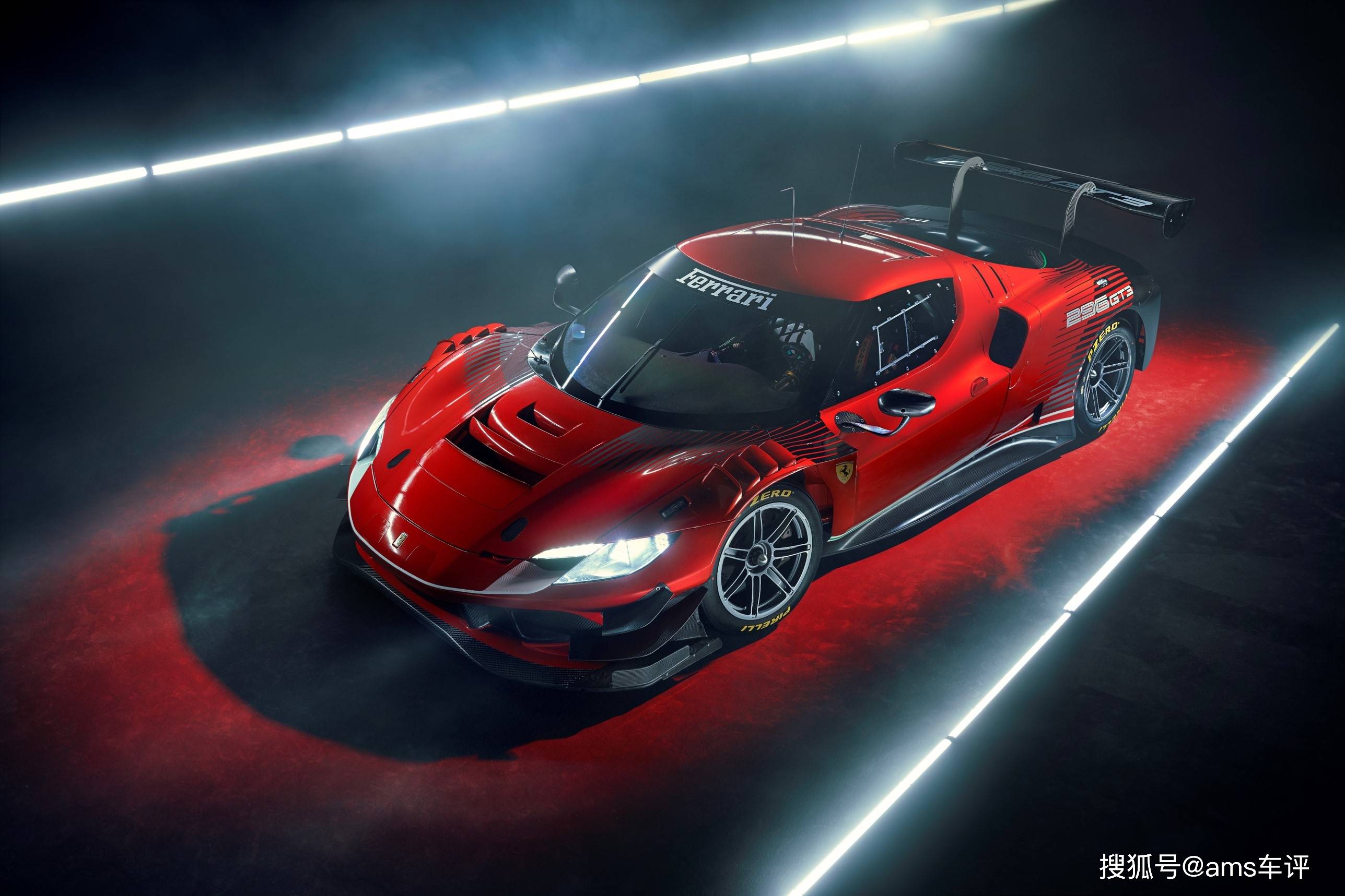 6缸跃马重返赛道下压力增大20法拉利296gt3官图发布