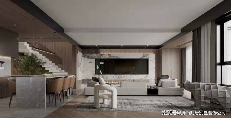 200㎡意式轻奢风美宅,浪漫与温柔并存!-搜狐大视野-搜狐新闻