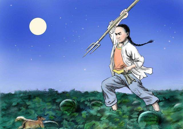"他是能装弶(jiàng)捉小鸟雀的",这是鲁迅先生在文中对闰土最直接的