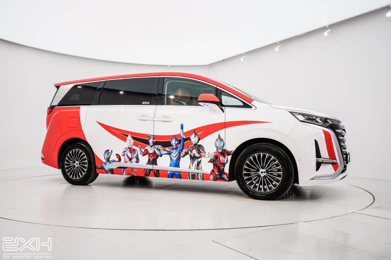 厦门尊享会 腾势d9贴奥特曼彩绘定制膜_搜狐汽车_搜狐网