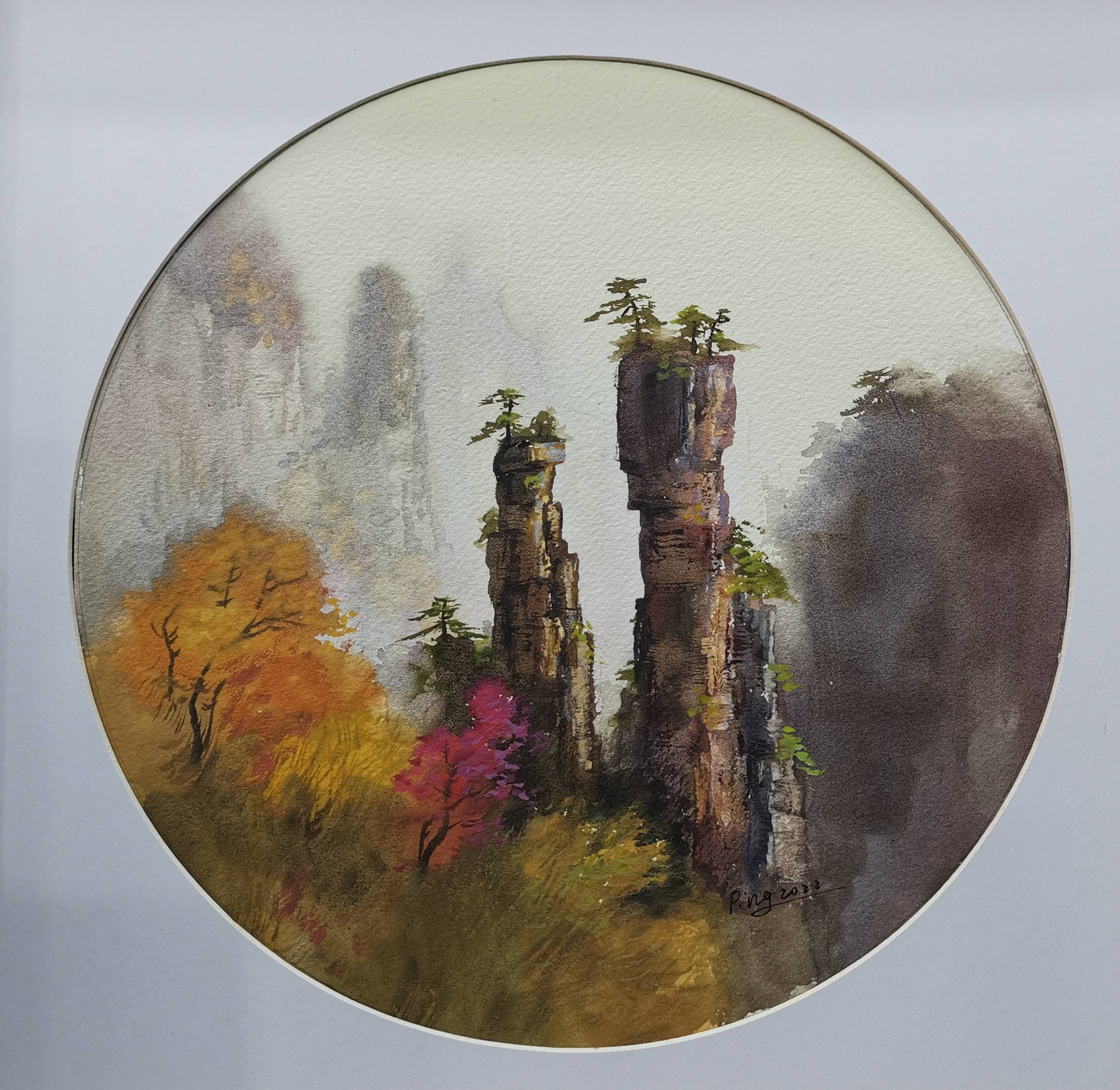 青年油画家——李成平作品赏析_张家界市_印象_云南