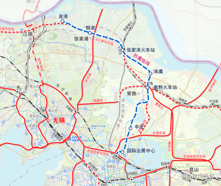 常熟第二条铁路规划图图片