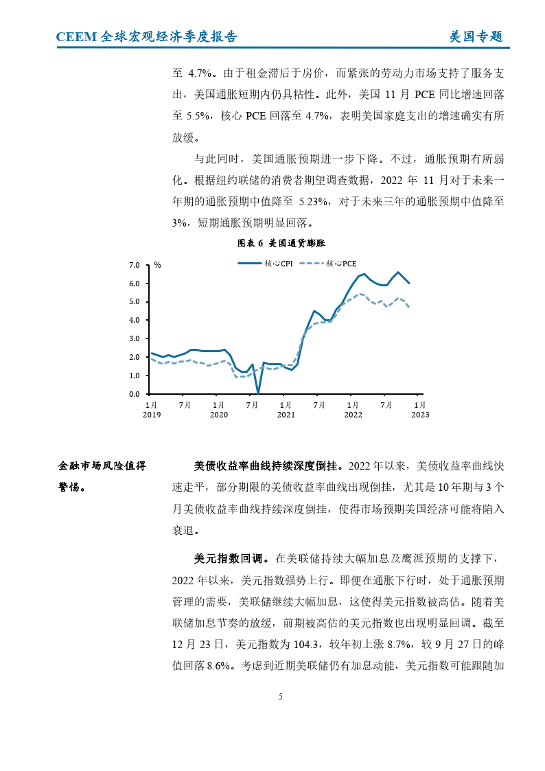 全球宏不雅经济季度陈述（2022年第4季度）(附下载)