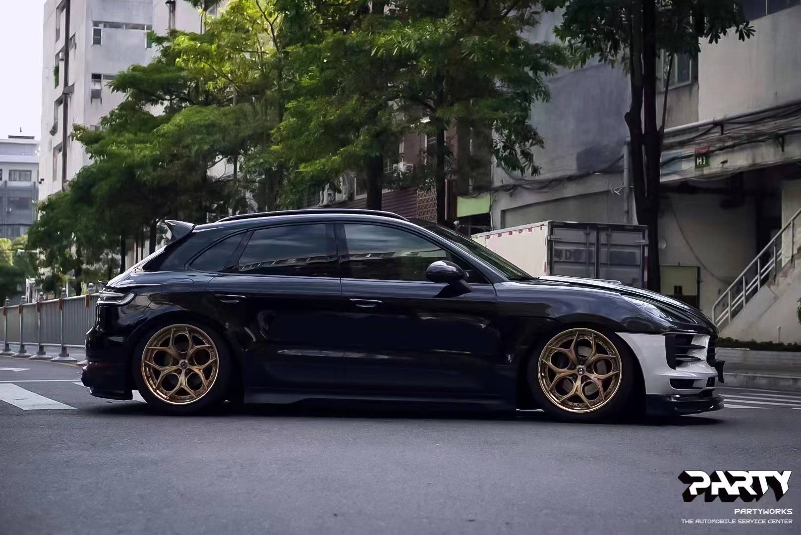 "气质突出"保时捷macan改装airbft气动避震低趴姿态_搜狐汽车_搜狐网