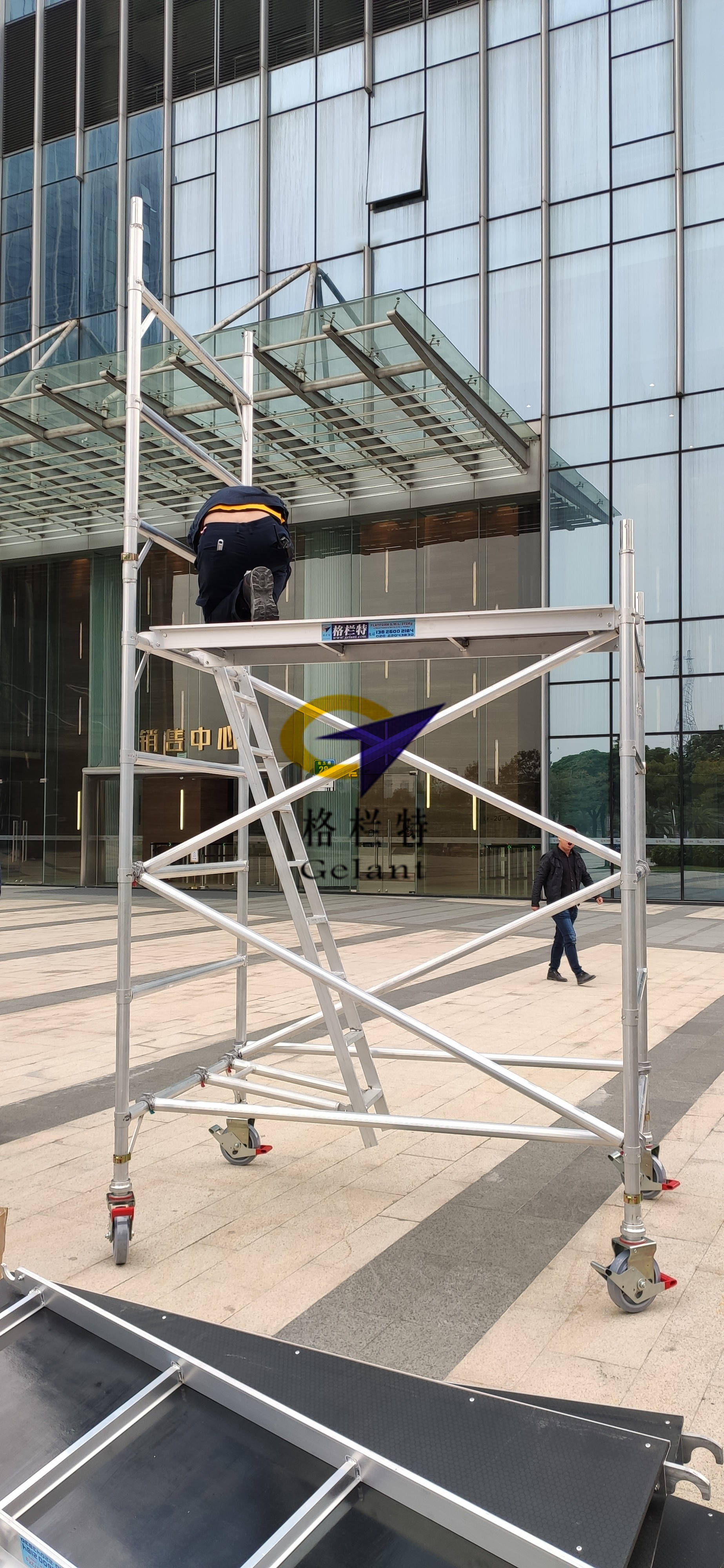 出售家装铝合金脚手架_保险_检查_装修