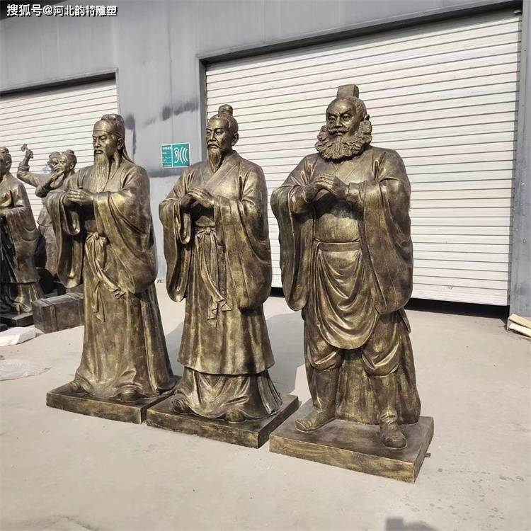 桃园三结义雕塑 玻璃钢刘关张人物雕像_关羽_刘备_文化
