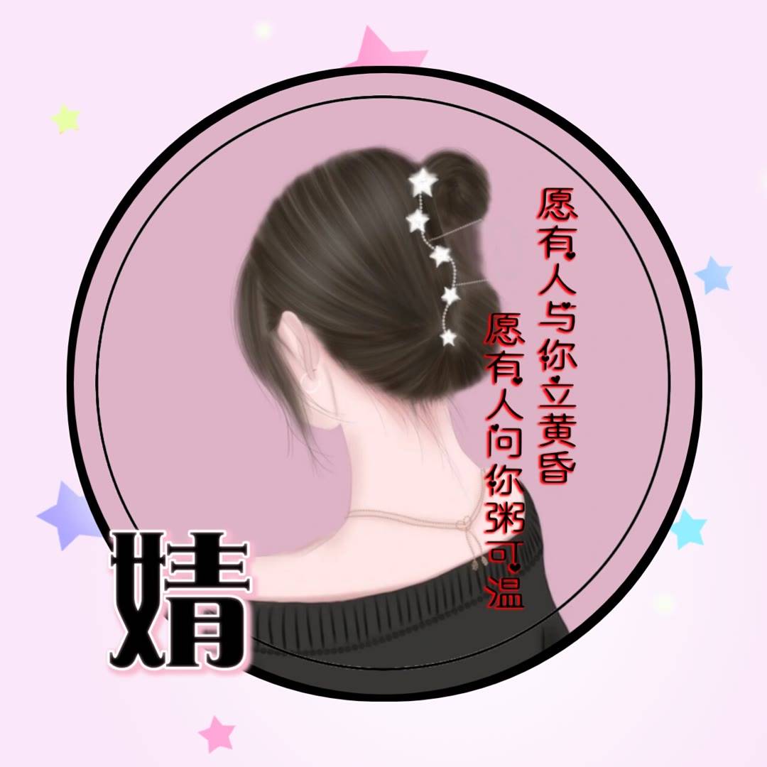 微信头像图片女生专属姓氏头像_程序_按要求_模板