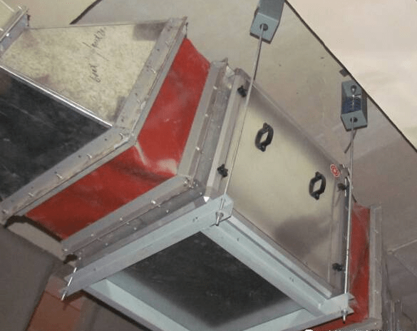 通风与空调工程施工工艺的实例解读_mm_法兰_风机