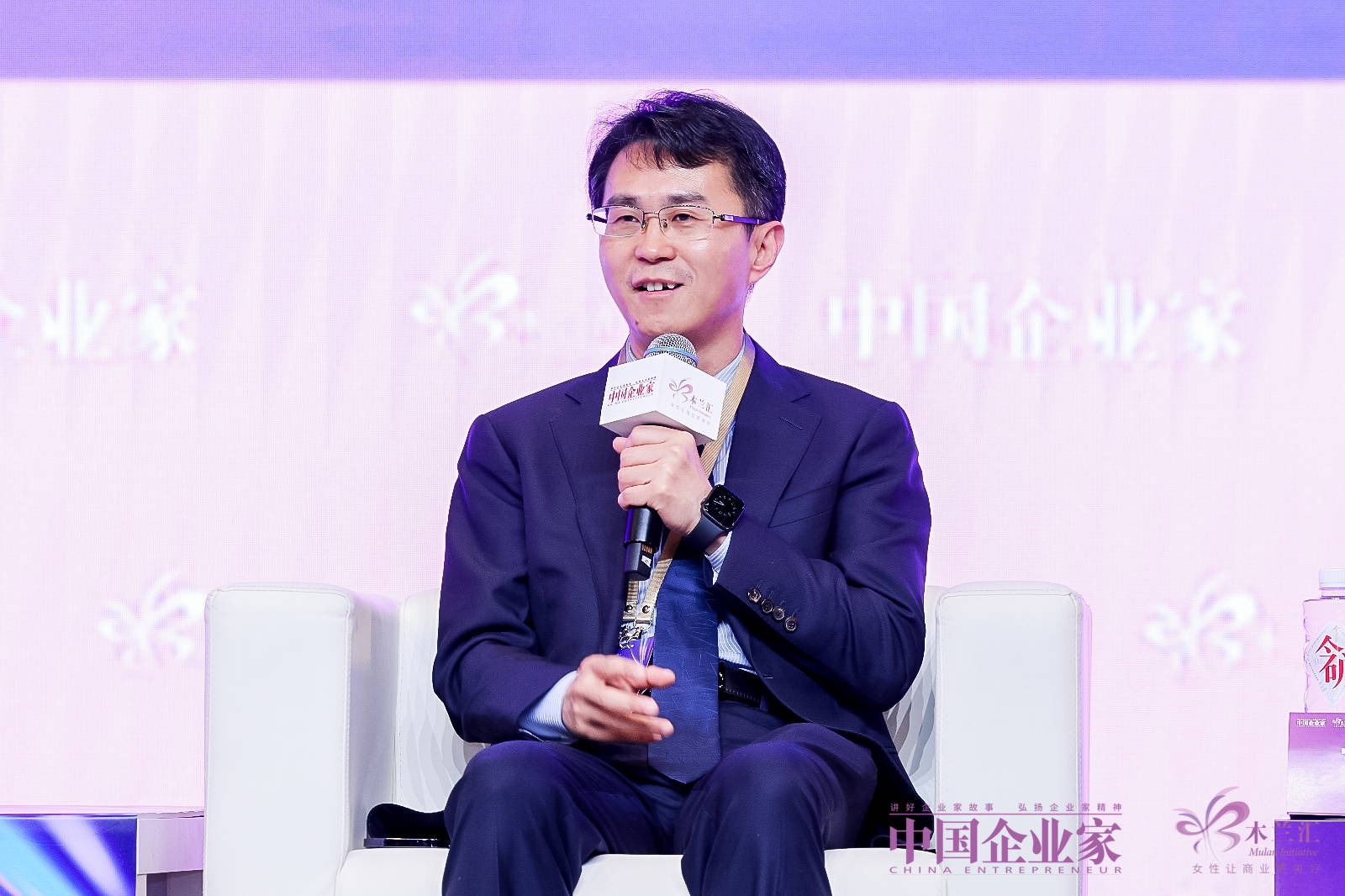 在2023第十五届中国木兰年会上,北京快手科技有限公司副总裁刘震发表