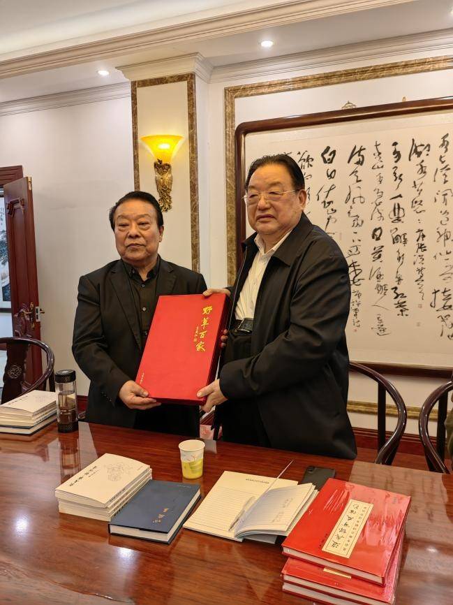 野草诗社社长李殿仁将军一行在天津调研_诗词_唐云_滨海