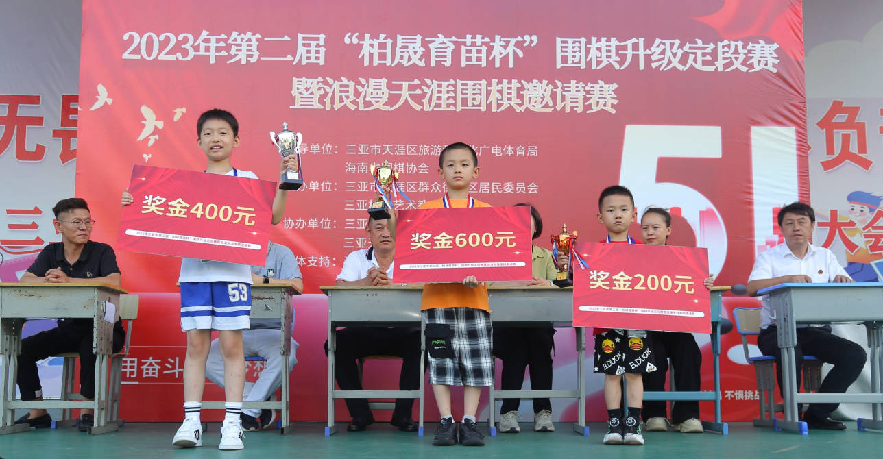 2023年第二届"柏晟育苗杯"围棋升级定段赛暨浪漫天涯围棋邀请赛完美