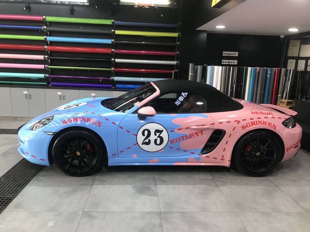 长沙汽车贴膜 长沙贴膜实体店 汽车定制彩绘贴膜 定制涂装彩绘 长沙汇