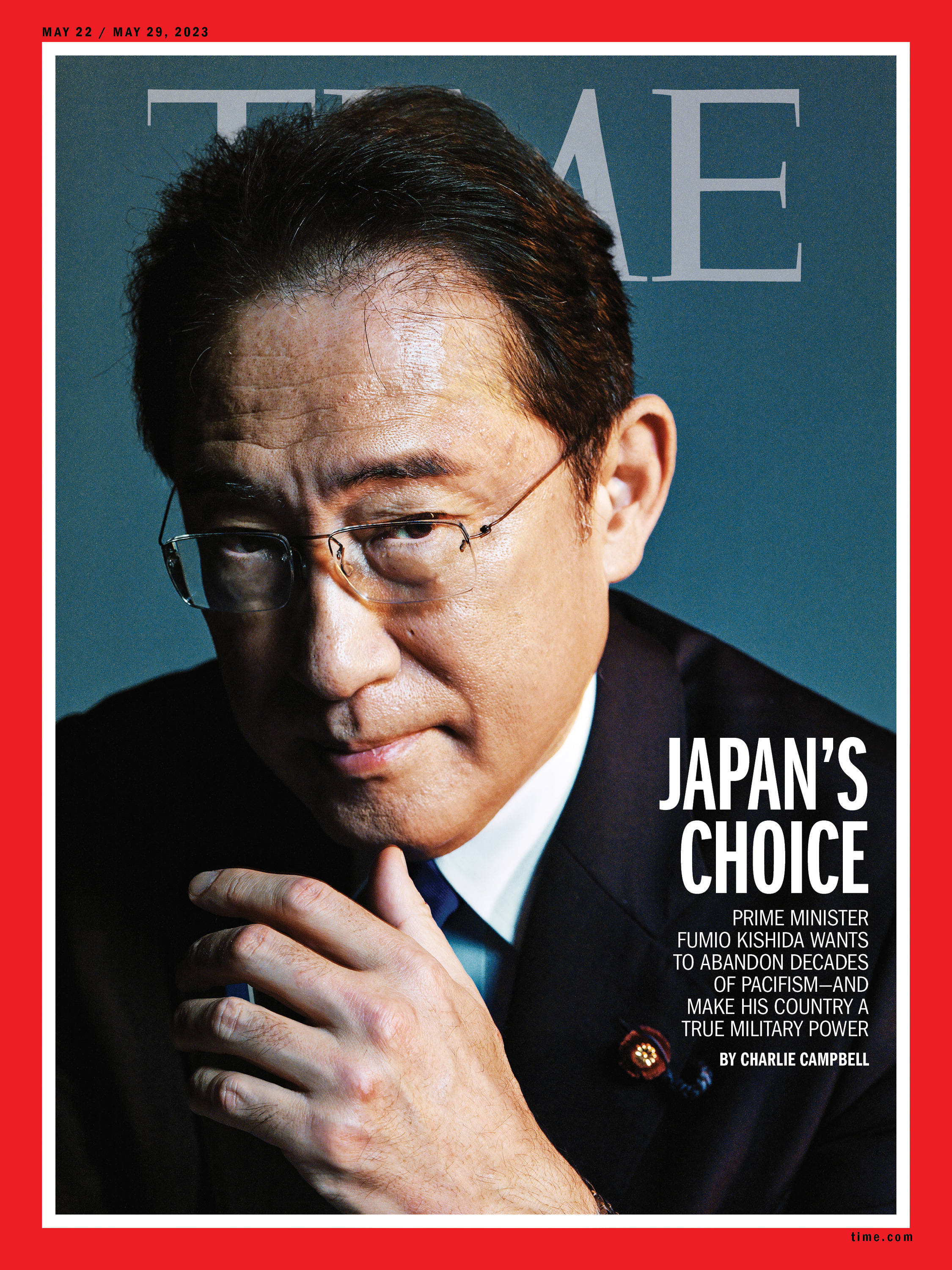 岸田登上时代封面：日本将抛弃和平主义
