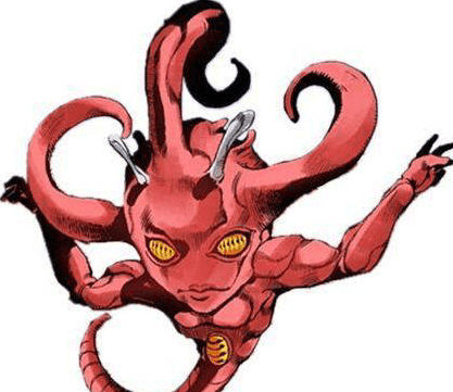 jojo:第五部中出现的替身,你觉得哪个最帅?_人形_红色_浑身