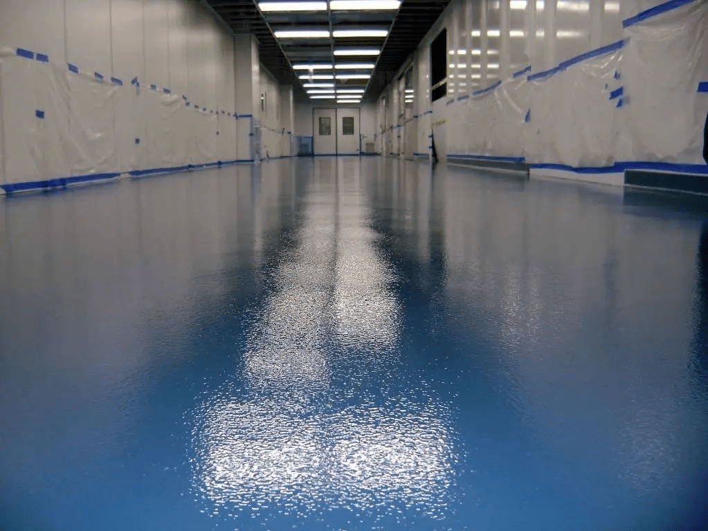 聚氨酯树脂材料添加高硬度骨料,配合固化剂进行使用的一种地坪漆材料