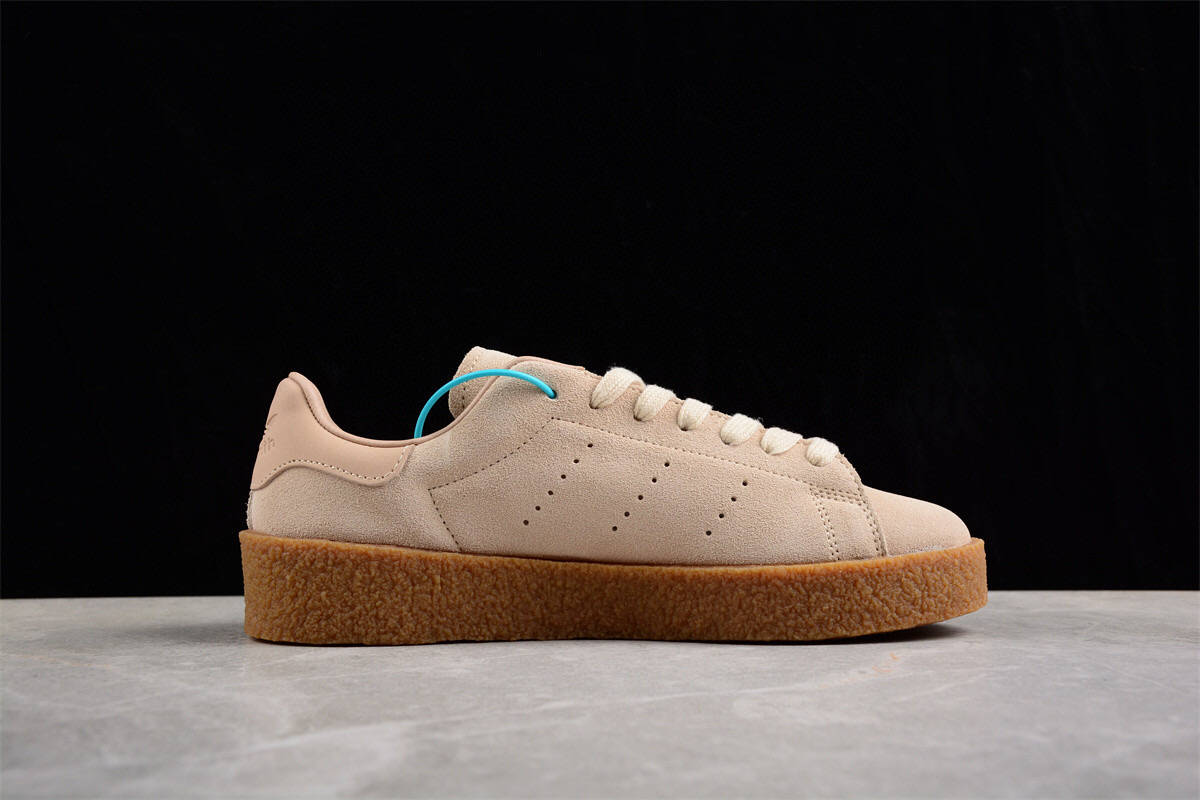阿迪达斯三叶草史密斯 adidas originals stan smith crepe 绒面运动
