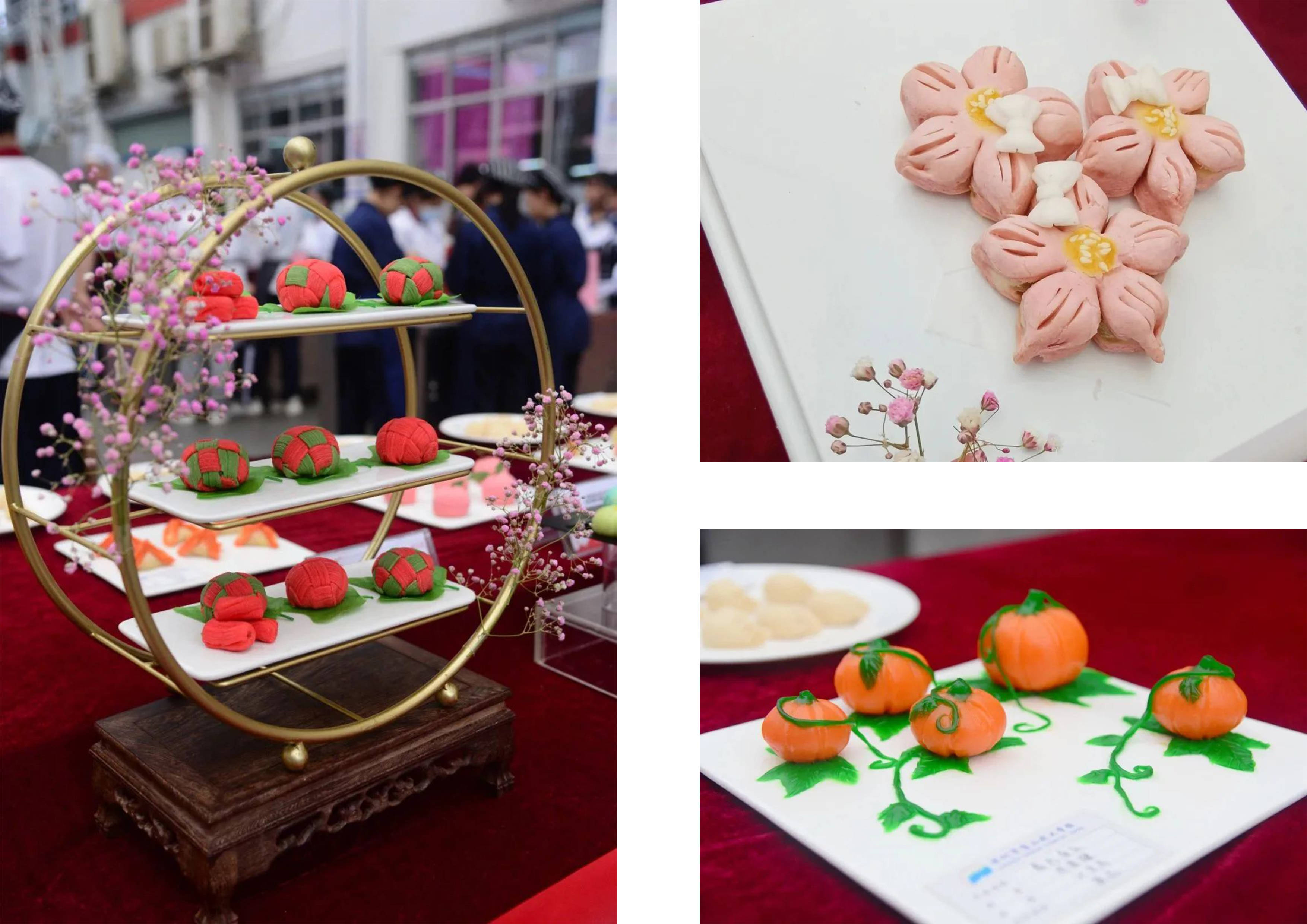 烹饪系举行第九届文化技能节象形点心制作竞赛_参赛选手_面点_作品