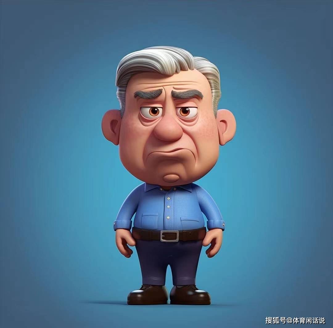 当知名主教练变成卡通的样式,还是很可爱的_哈赫_克洛普_眼镜