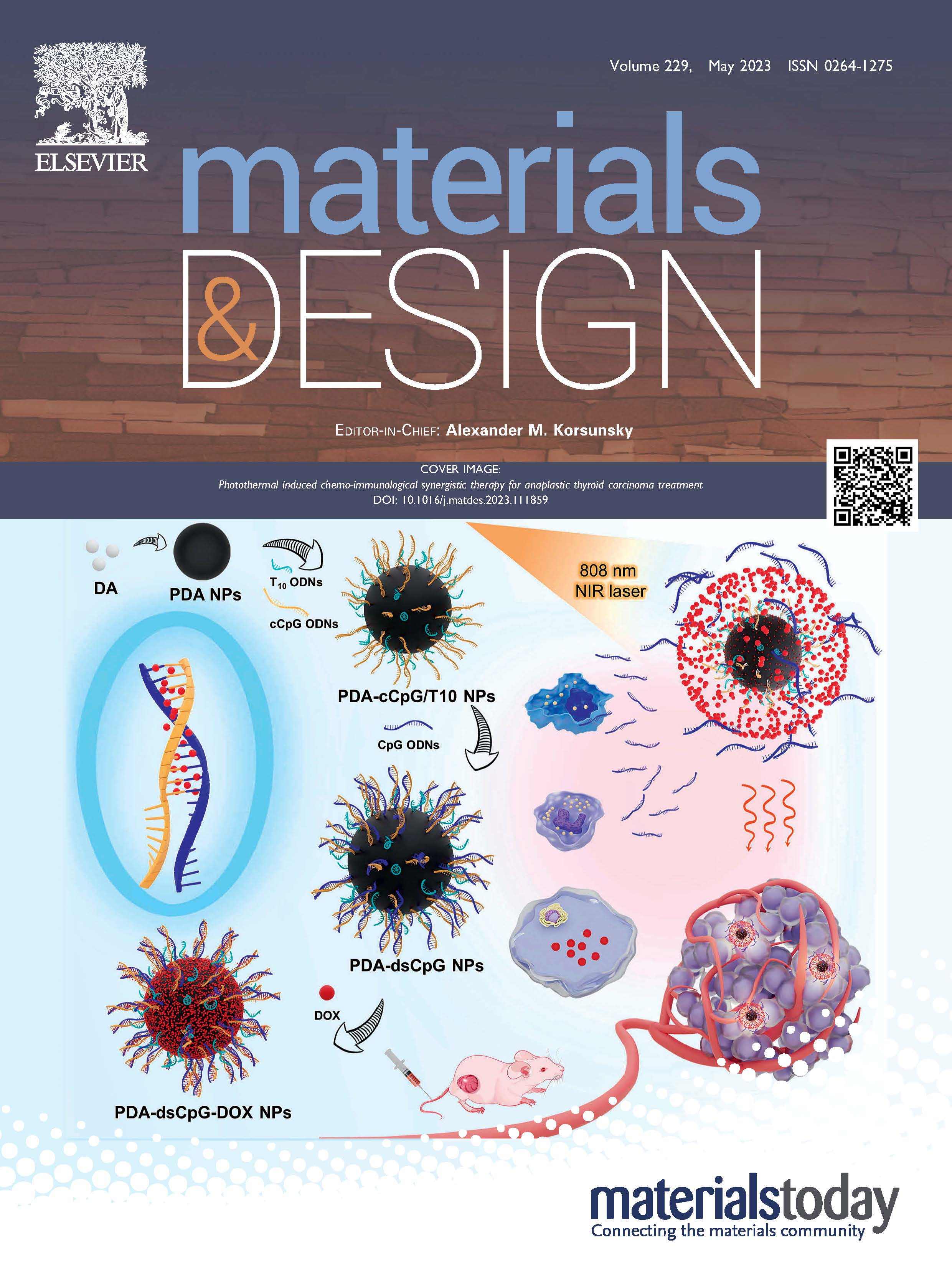 沈阳细胞中心研发成果在国际材料科学顶级期刊《materials and design
