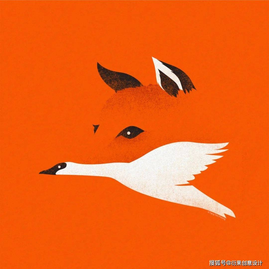 【海报设计】使用正负空间设计创意作品