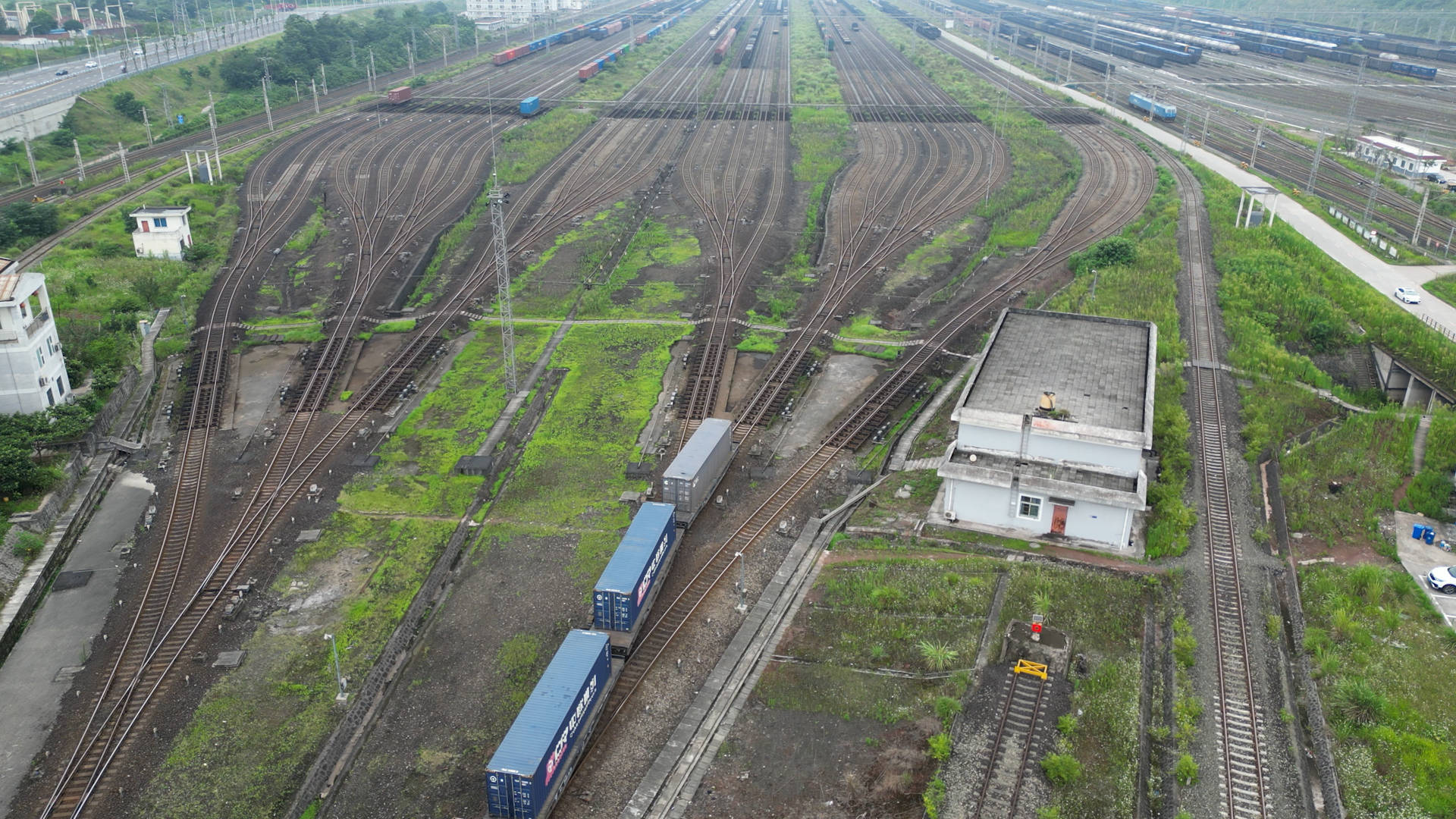 大幅提升国际班列运力,重庆兴隆场编组站扩能改造完成_陆海新_铁路