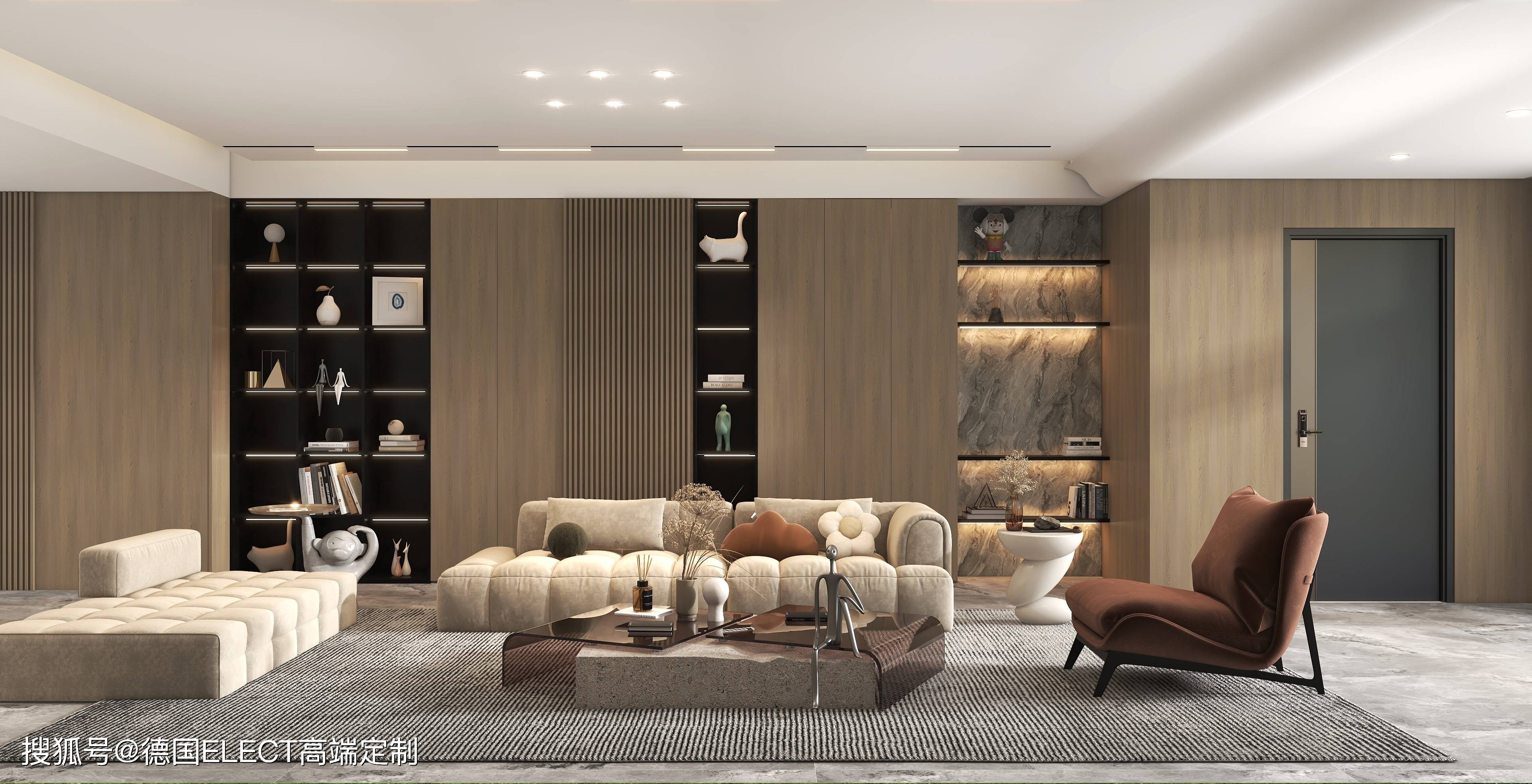 品牌服务:高端私人定制德国elect高端定制家居品牌的服务深受富豪和