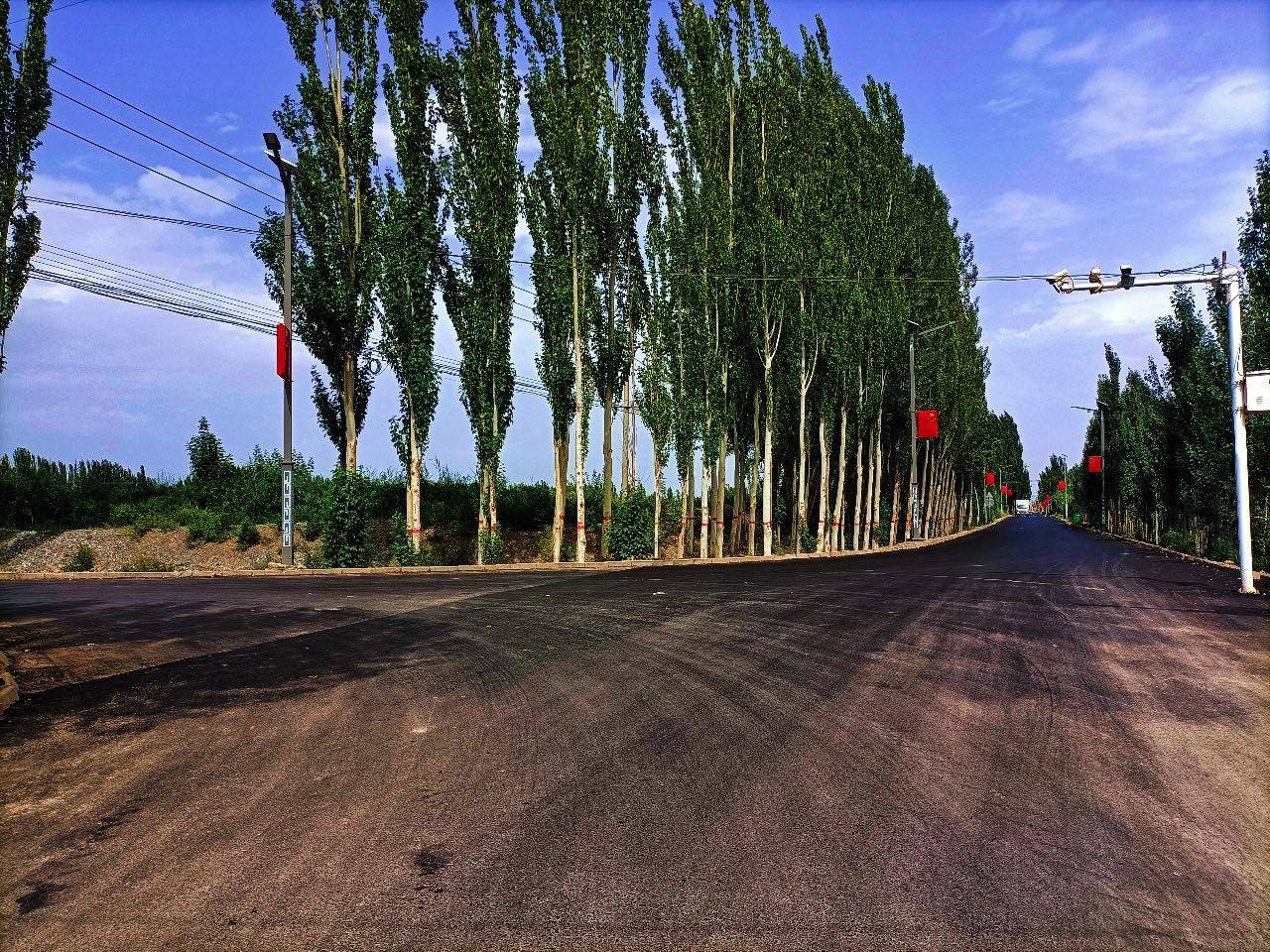 轮台县群巴克镇:乡村振兴路先行 修路便民暖人心_群众_路面_那尔