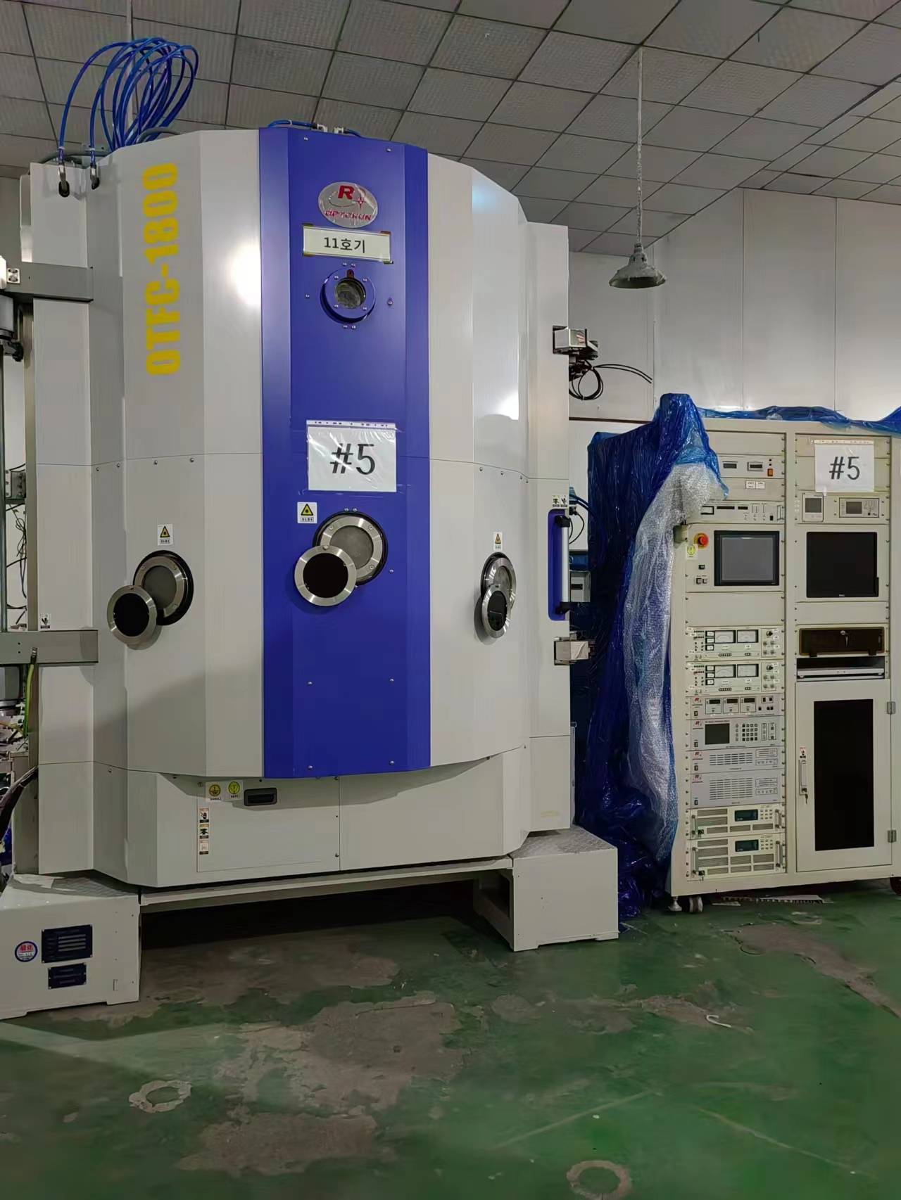 二手光弛1800真空电镀机 滤光片电镀机sus304, φ1800mm×1920mm (h)