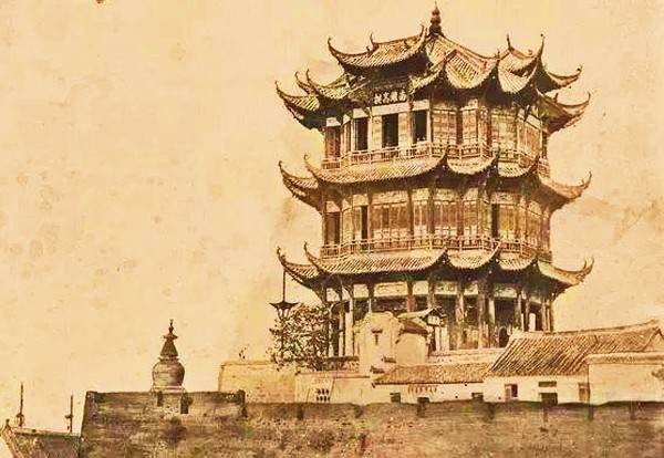 还有黄鹤在酒楼里为饮酒的仙人翩翩起舞的传说,于是这座酒楼神奇的就