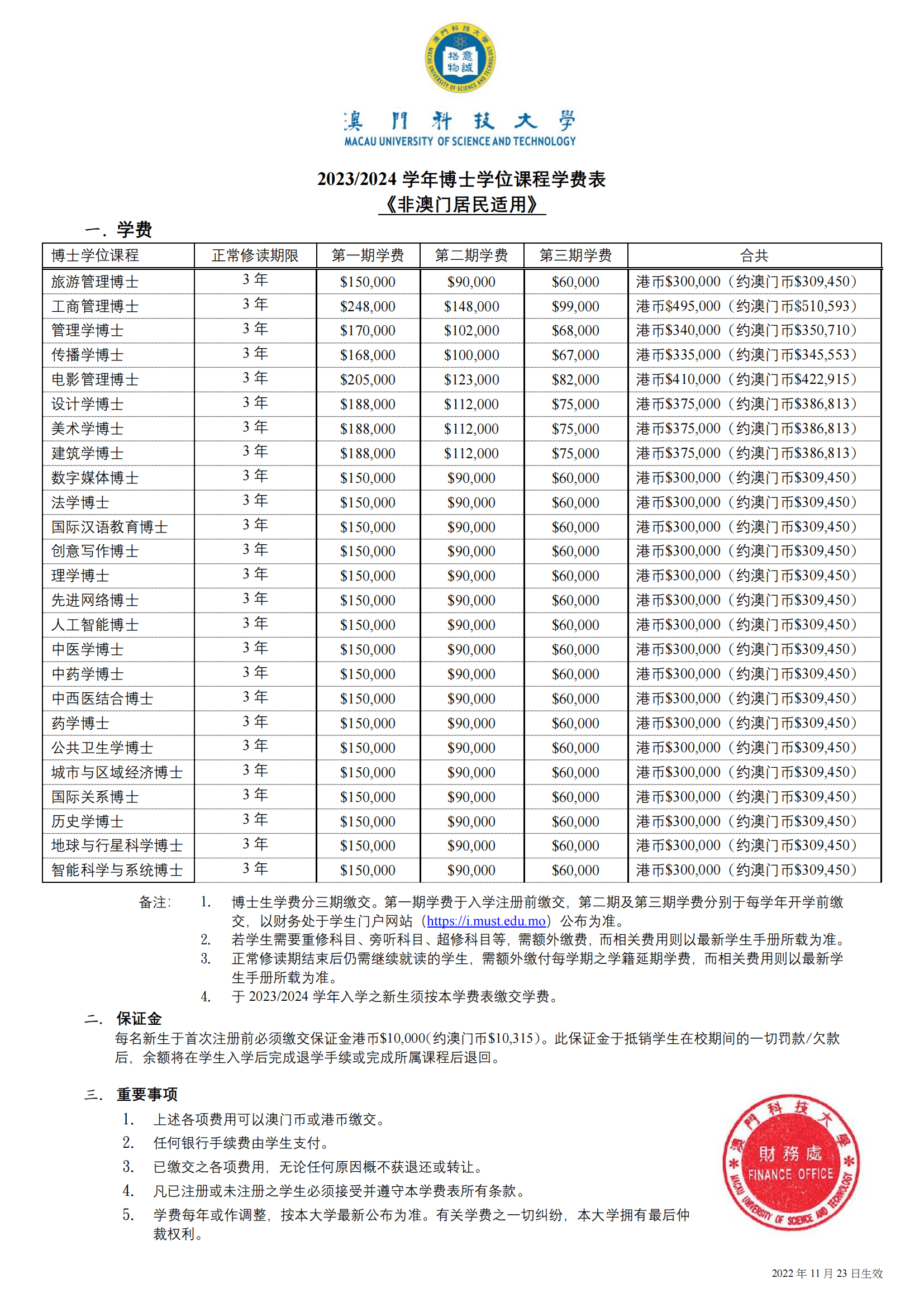 澳门科技大学毕业证图片