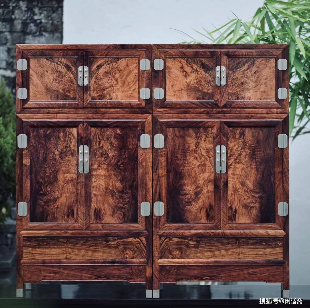 海南黄花梨，全独板，文房顶箱柜_家具_陈设_宫廷
