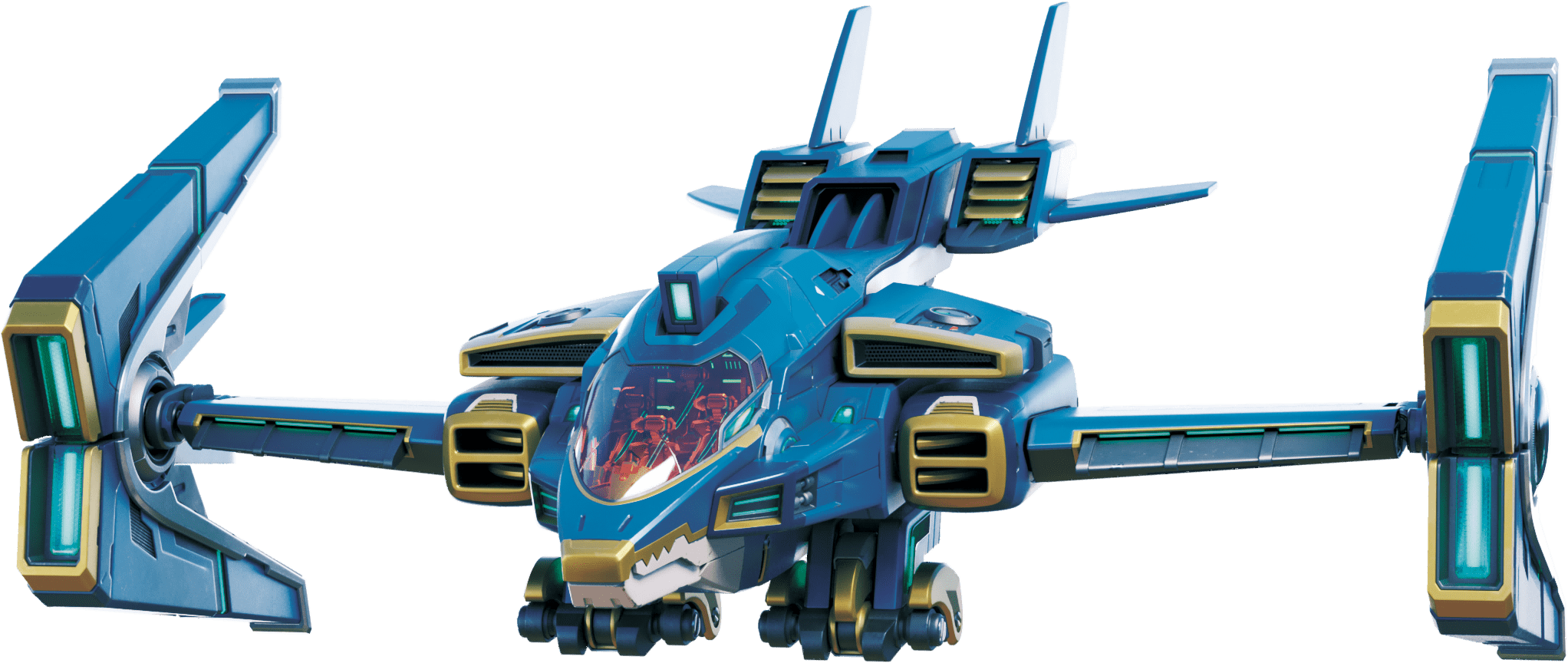 翼龙战机翼龙战机恐龙模式-机甲型无齿翼龙翼龙战机量子战队的天空之