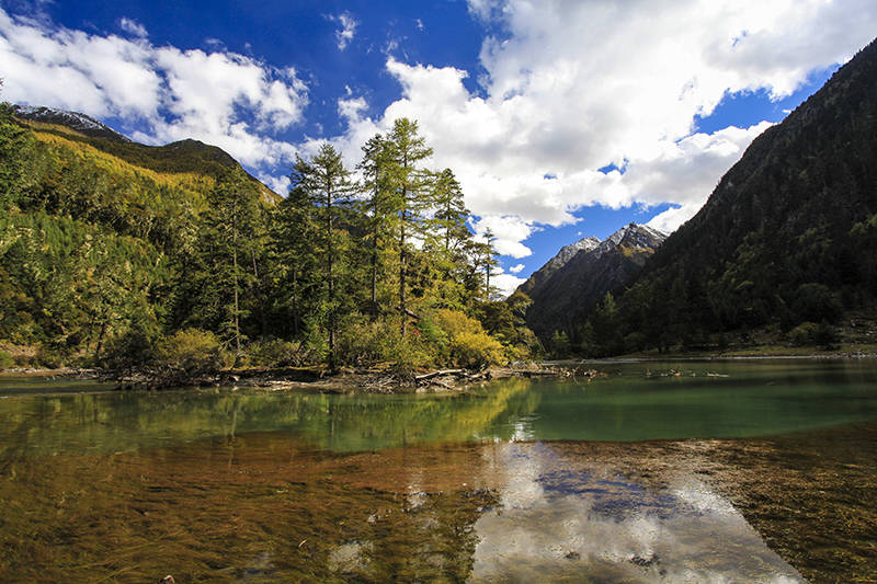 湖一日游拍摄_上木居第三天上木居_子梅哑口_泉华滩_昌坝海_泸定桥第