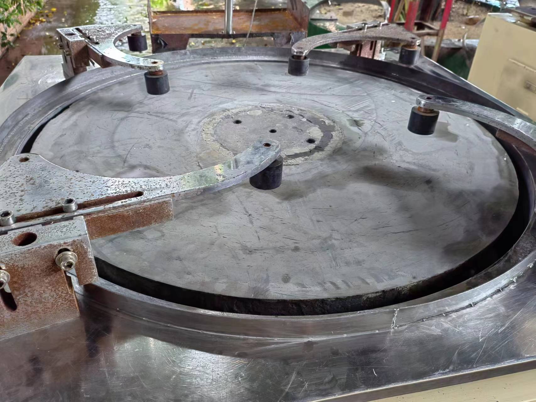 光学棱镜环抛机 单面平磨机 镜面抛光机转让_mm_工件_磨盘