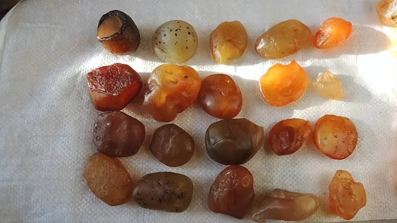 (十二)黑龙江北红玛瑙之嫩江玛瑙_伊春_水冲_矿物