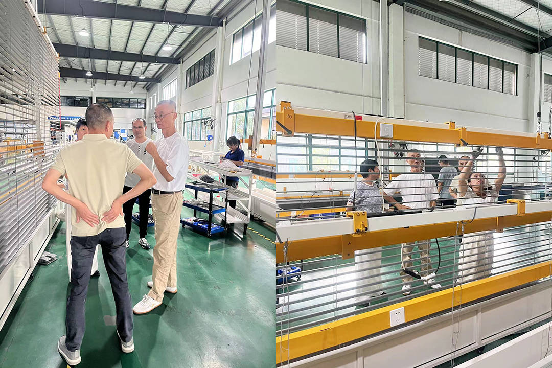 共促建筑领域节能减碳 苏州大学特聘教授沈景华赴金星宇遮阳参观调研