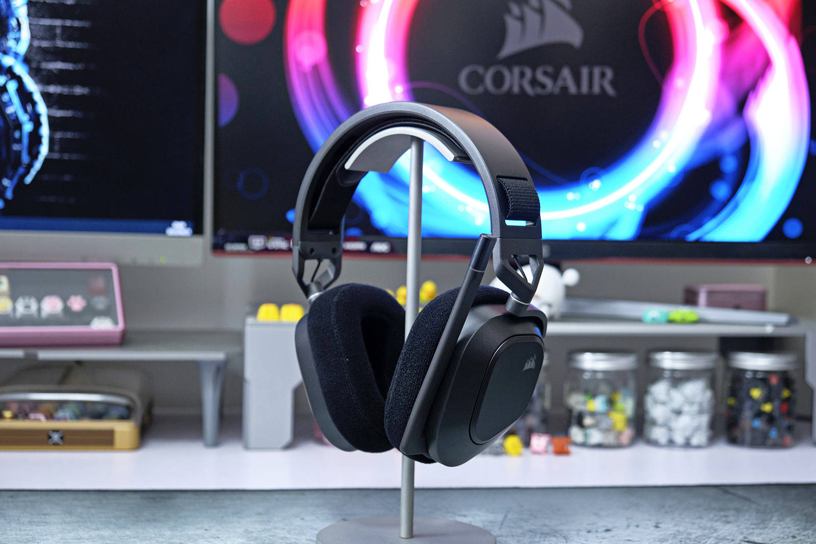 性能均衡,佩戴舒适丨美商海盗船hs80max无线耳机体验分享