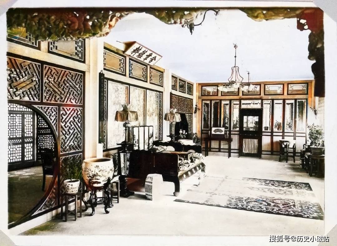清末彩色老照片:皇帝寝宫入口;光绪阅兵场-搜狐大视野-搜狐新闻