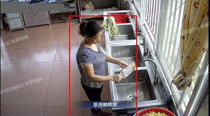 TSINGSEE青犀视频AI分析/边缘计算/AI算法·厨师帽检测功能——多场景高效运用