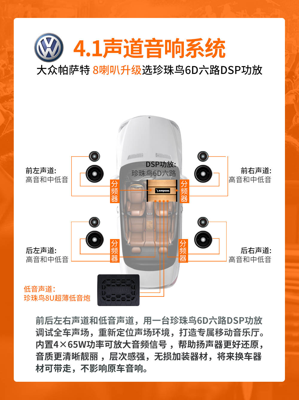 大眾帕薩特音響改裝選什麼dsp功放?_搜狐汽車_搜狐網