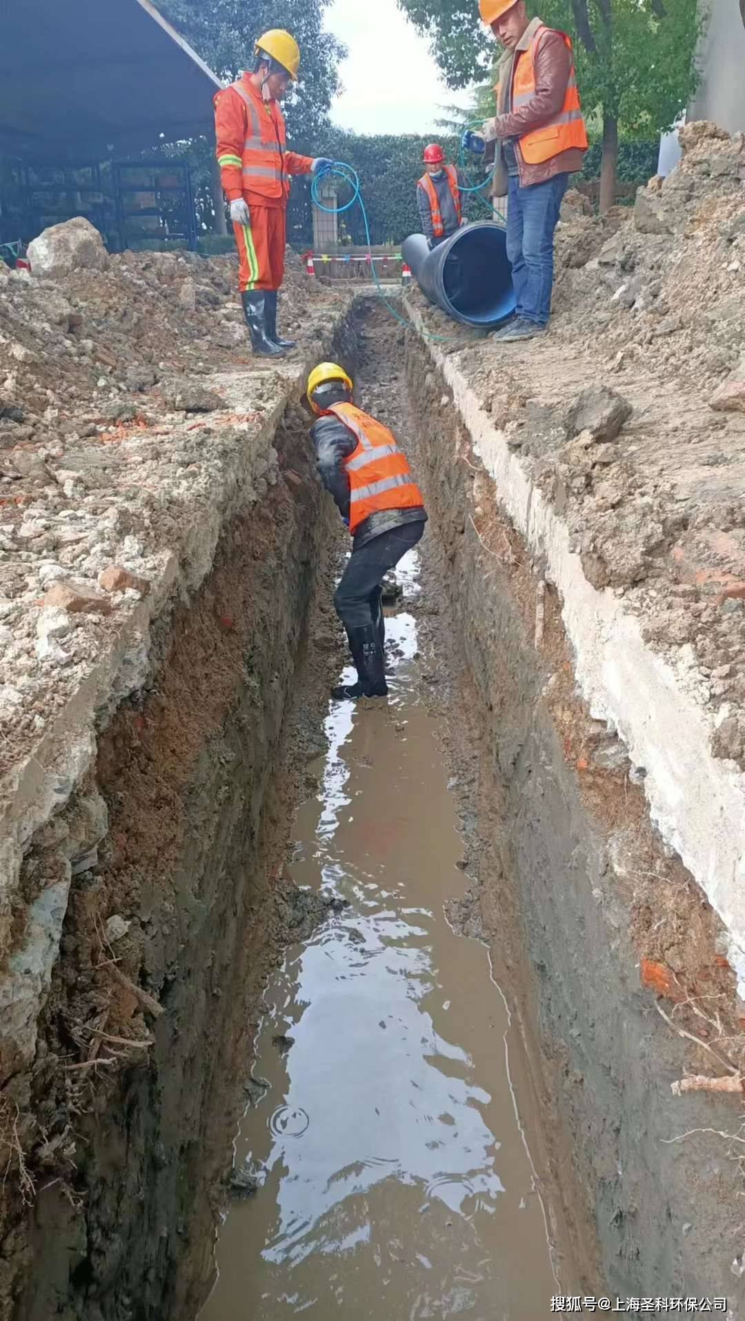 上海市政雨汙管道安裝 上海下水管道維修 上海管道開挖